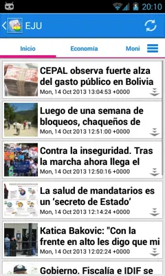 Bolivia Noticias android App screenshot 4